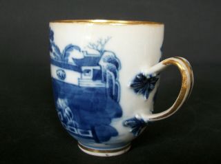 PERFECT CHINESE 18th C QIANLONG BLUE AND WHITE PAGODA LAKE TEA CUP VASE BOWL 3 6