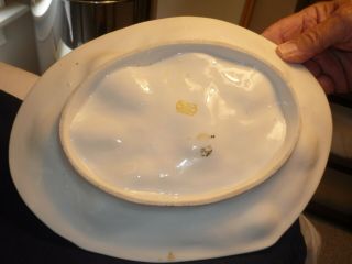 ANTIQUE UNION PORCELAIN,  UPW,  LARGE OYSTER PLATE 6