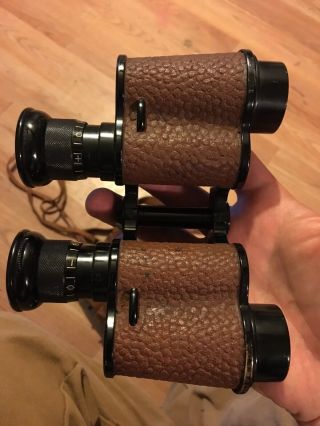 WWI Combat US NAVY BINOCULARS 6X30 Naval Gun Co ROCHESTER NY Military SHIP 6