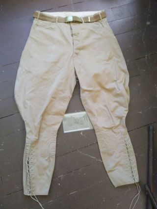 Ww1 Us Doughboy Uniform Khaki Pants Jodhpurs Breeches Aef Usgi