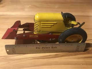 Antique Six Junior Toy Tractor/loader 1946 By Six Mfg.  Minneapolis