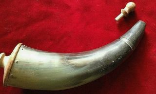Great Old Antique Powder Horn 5