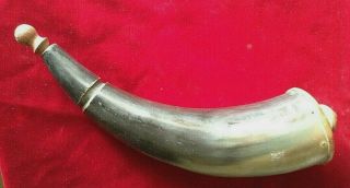 Great Old Antique Powder Horn 7