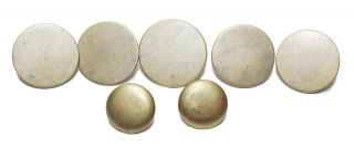 18th Century Revolutionary War Era Non - Dug Tombac Button Group