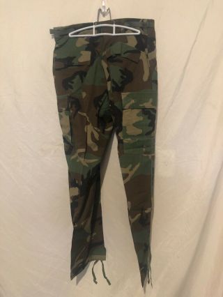 Military Combat Pants,  8415 - 01 - 391 - 1062 Small / Short Woodland Camo,  Gov.  Issue 2