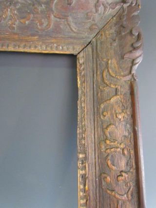 1800s EARLY ANTIQUE CHINESE EXPORT CARVED WOOD PAINTING FRAME 11