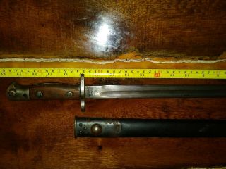 British Pattern 1907 Bayonet P1907 Wilkinson British SMLE WWI scabbard LQQK 10