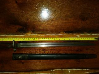 British Pattern 1907 Bayonet P1907 Wilkinson British SMLE WWI scabbard LQQK 11