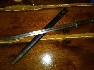 British Pattern 1907 Bayonet P1907 Wilkinson British SMLE WWI scabbard LQQK 7