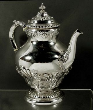 Gorham Sterling Silver Tea Set Made 1898 - No Mono 3