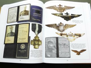 Signed Us Army Ww1 Air Service Pilot Wing Flight Badge Insignia Reference Book G