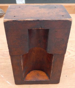 Antique Wooden Foundry Sand Casting Mold for Display Architectural Element 2