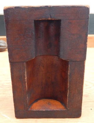 Antique Wooden Foundry Sand Casting Mold for Display Architectural Element 3