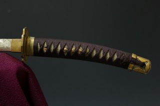 Japan Antique Edo Child TACHI 龍 koshirae sword tsuba yoroi samurai katana Busho 5