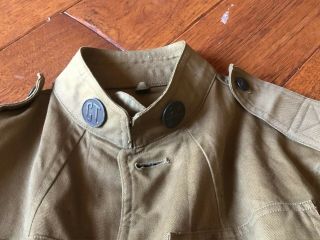 WWI US National Guard Shirt Connecticut Collar Disc and 2nd Infantry Collar Disc 7