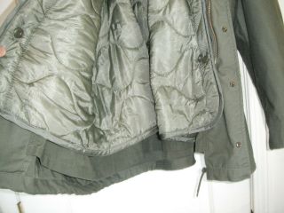 USMC ARMY M - 65 FIELD JACKET OLIVE GREEN SIZE XXL & BUTTON IN LINER Set 2XL 3