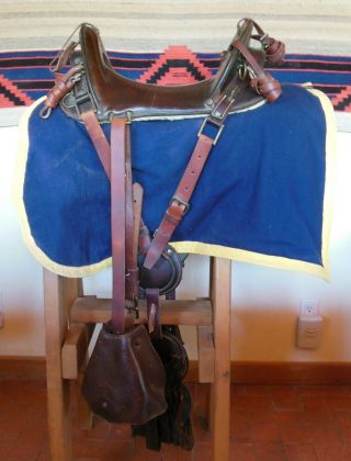 Us Army 1904 Mcclellan Saddle,  Stays,  Cinch With Added Straps