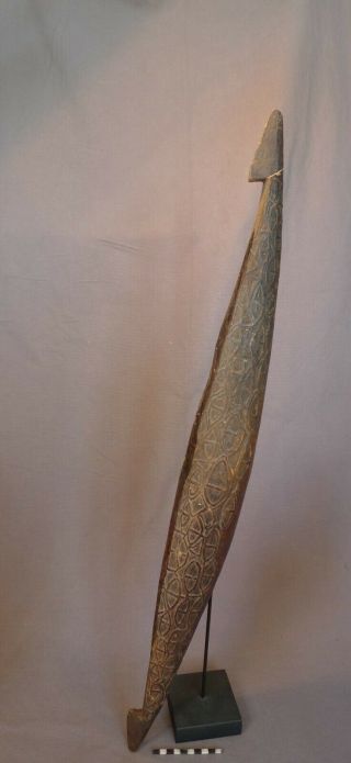 Old/ancient Asmat dish; stonecarved (Guinea,  Sepik,  Polynesia,  Marquesas,  Fiji 4
