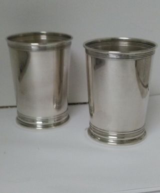 2 Sterling Silver Julep Cups by Newport for Kentucky Derby time 2