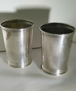 2 Sterling Silver Julep Cups by Newport for Kentucky Derby time 6