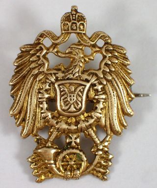 Rare Imperial Hohenzollern Eagle German Kaiser Reich Pin Badge Wwi Iron Cross