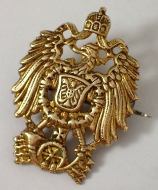 RARE Imperial Hohenzollern Eagle German Kaiser Reich Pin Badge WWI Iron Cross 2