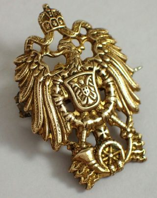 RARE Imperial Hohenzollern Eagle German Kaiser Reich Pin Badge WWI Iron Cross 3