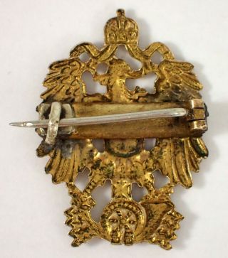 RARE Imperial Hohenzollern Eagle German Kaiser Reich Pin Badge WWI Iron Cross 5