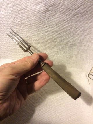 Antique Revolutionary War Era Three Tine Fork - 2