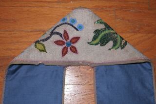 Antique OJIBWA Beaded Bandolier Bag Great Lakes CHIPPEWA 7