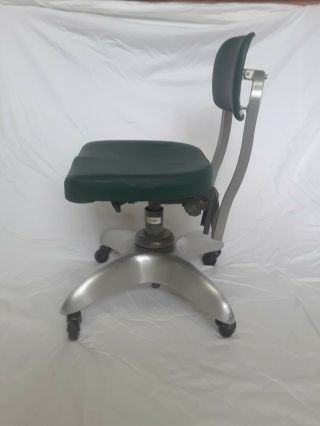 Vtg The General Fireproofing Comp Goodform Chair Dark Green