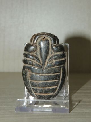 Antique Mongolian Carved Stone figure statuette,  idol,  god,  amulet,  Scarab 11