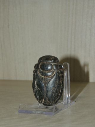 Antique Mongolian Carved Stone figure statuette,  idol,  god,  amulet,  Scarab 7