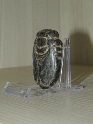Antique Mongolian Carved Stone figure statuette,  idol,  god,  amulet,  Scarab 9