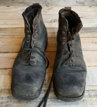 German WW 2 Soldier Boots / Shoes 3