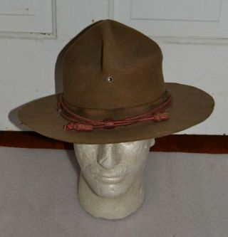 Early Style (1911 - 1916) World War I M1911 (" Montana Peak ") Campaign Hat