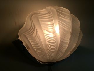 Art Deco Shell Wall Light Lamp By Sarsaparilla