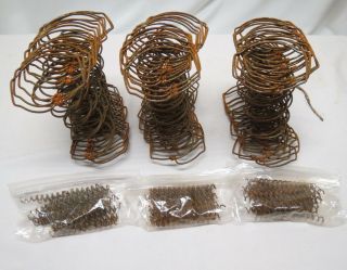 42 Hour Glass Bed Springs,  84 3 " Curly Springs Rusty Crafts/wreaths/shabby