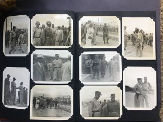 Vintage Korean War Photo Album Inchon 4 Star General South Korean Soldiers MP’s 10