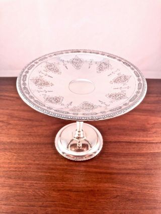 2 Large Towle Sterling Silver Compote Weighted: Louis Xiv,  1919 No Monogram