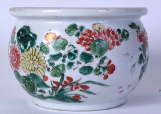 Chinese porcelain bowl Chinese censer famille verte kangxi khang shi antique art 3