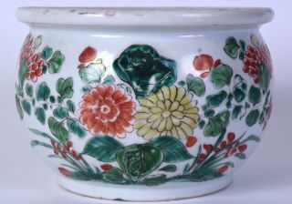 Chinese porcelain bowl Chinese censer famille verte kangxi khang shi antique art 4