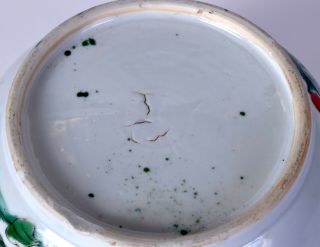 Chinese porcelain bowl Chinese censer famille verte kangxi khang shi antique art 5