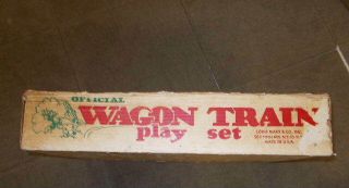 Marx Wagon Train Playset Empty Box Series 2000 No.  4805 Repaired L@@K 9