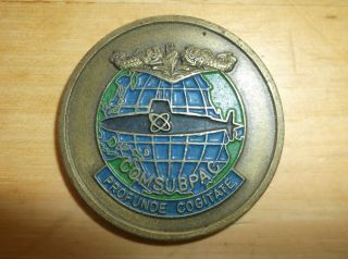 Us Pacific Fleet Commander Submarine Force Comsubpac Coin Medallion 1990 