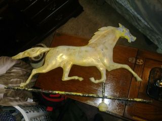 Antique Running Horse Weathervane 19th Century Folk Art.  Possible A.  J.  Harris&CO 4