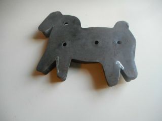 Large antique soldered Tin HORSE Cookie Cutter.  Folky Horse Cookie Cutter.  aafa 3