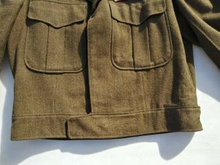 Korean War US Army Ike Jacket Medical 25th & 69th Division Size 38R - 1952 3