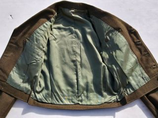 Korean War US Army Ike Jacket Medical 25th & 69th Division Size 38R - 1952 5