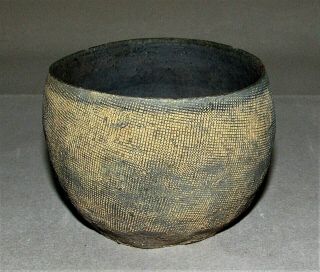 Chinese Neolithic Tomb Burial Pottery Wine Cup c.  2000 BC / 3.  25 